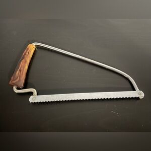Vintage Bakelite Handle Kitchen Meat Saw
